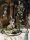 The Garden Of The Palazzo Malipiero by William Logsdail